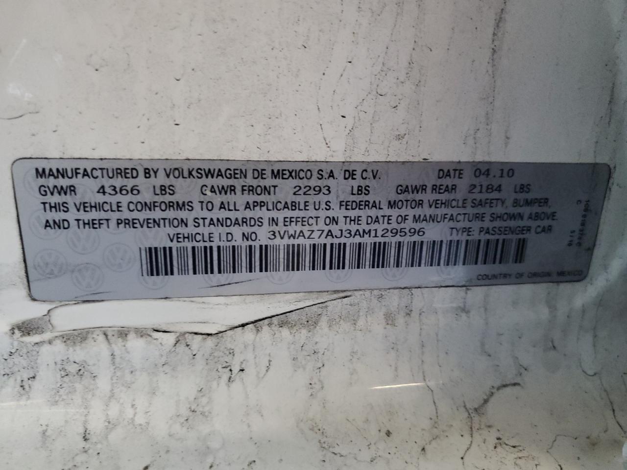 VOLKSWAGEN JETTA LIMITED