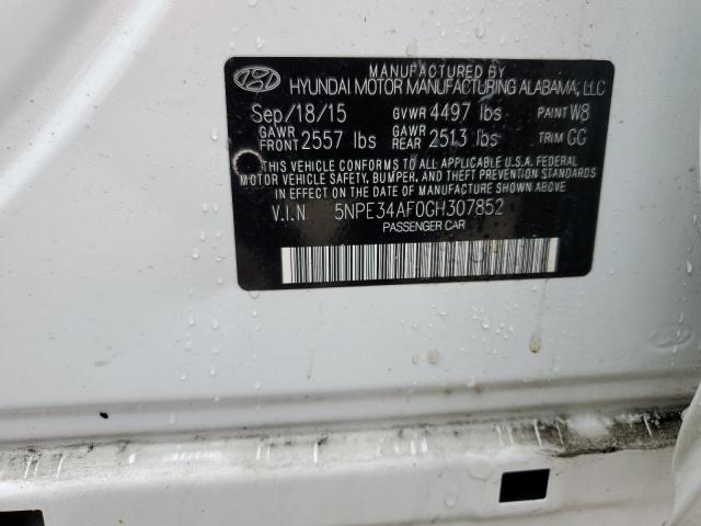 2016 HYUNDAI SONATA SPO - 5NPE34AF0GH307852