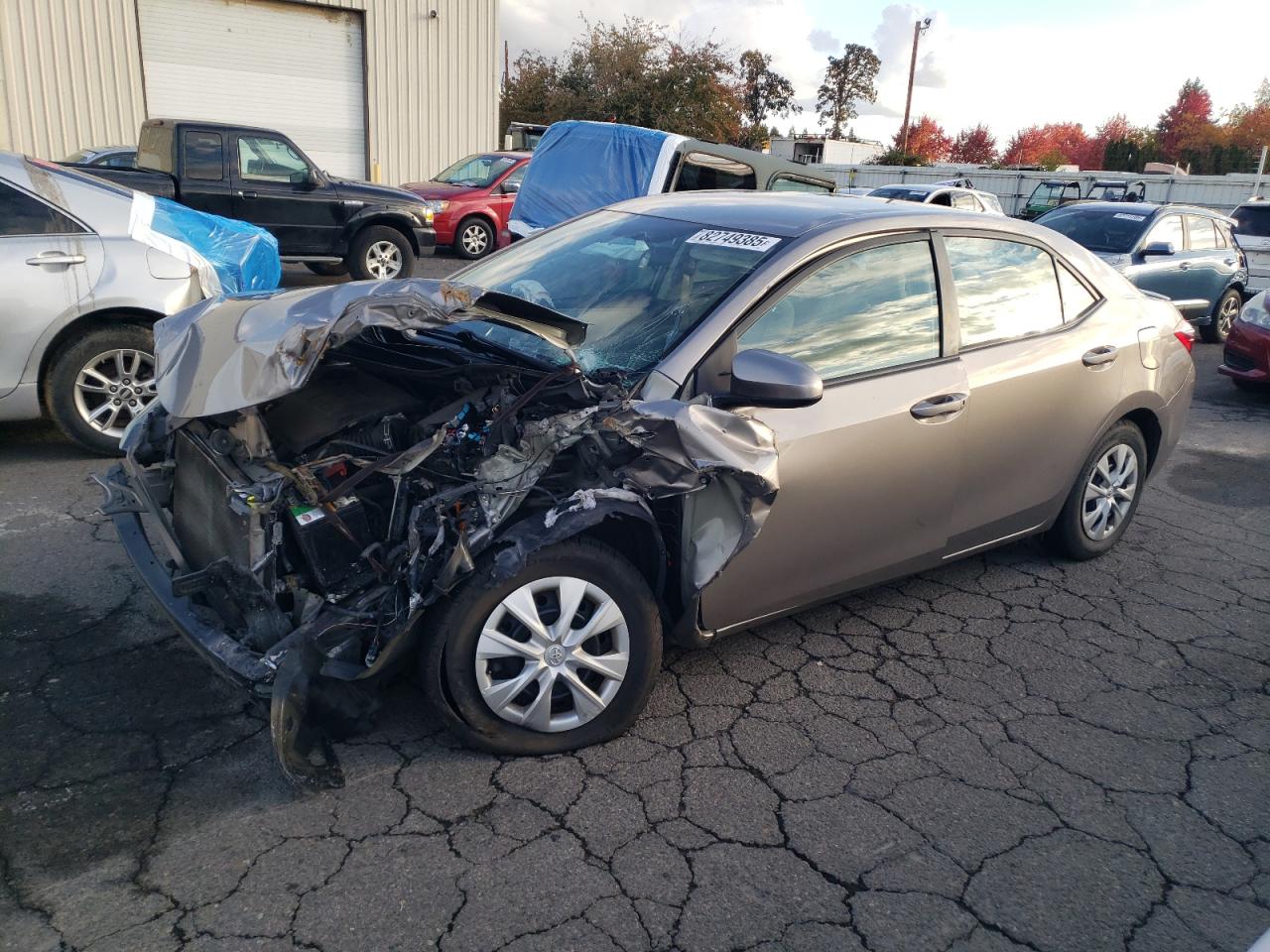 Lot #3284184570 2015 TOYOTA COROLLA EC