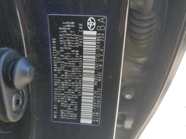 2015 TOYOTA COROLLA L #3284022827