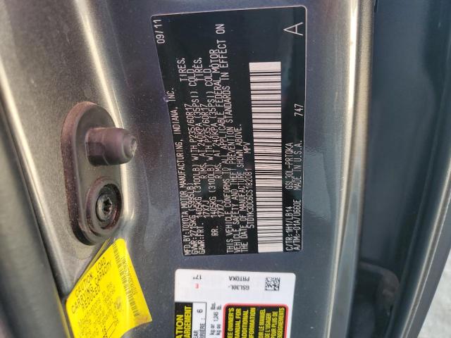 2012 TOYOTA SIENNA XLE - 5TDYK3DC6CS182081