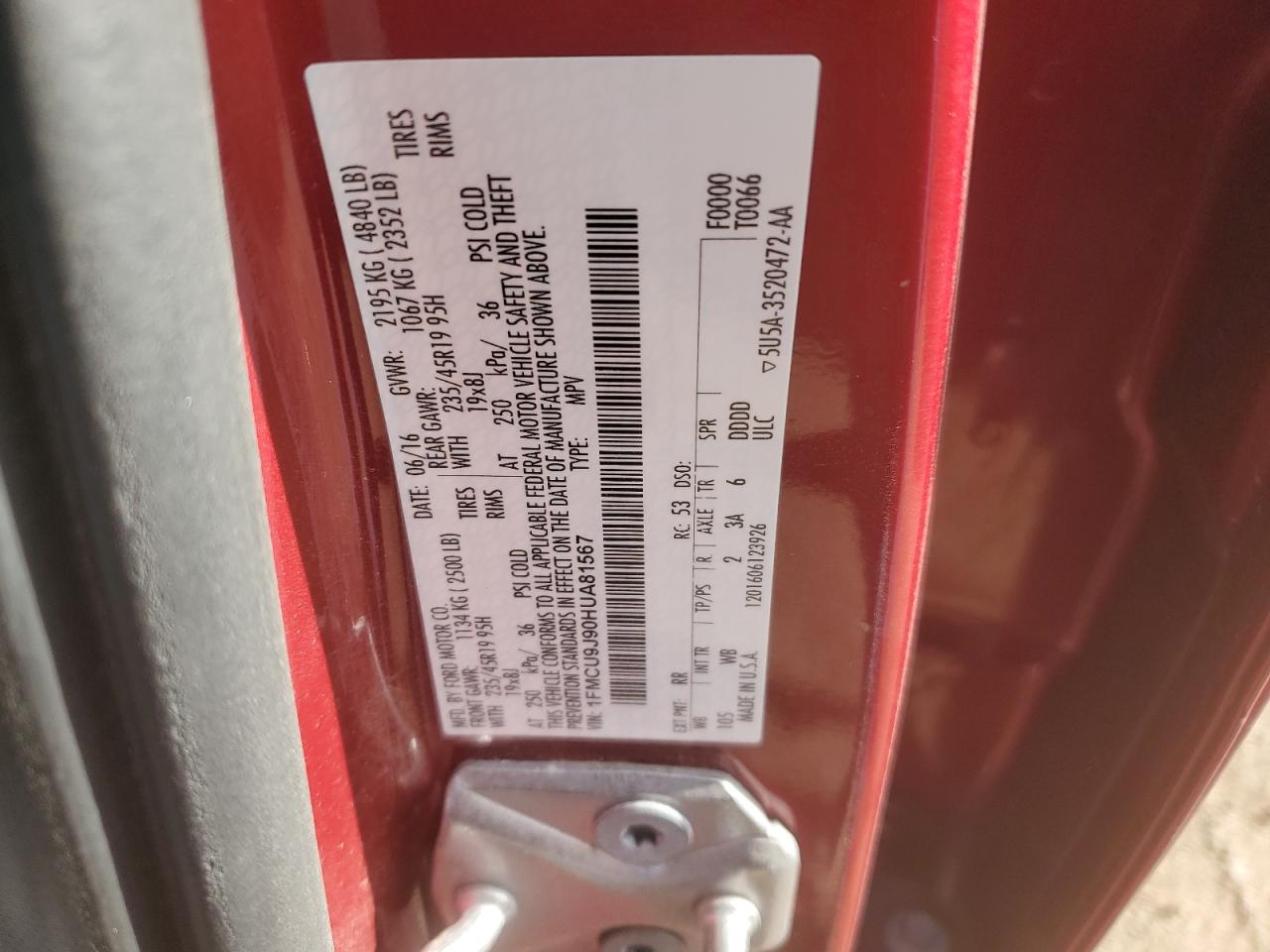 FORD ESCAPE TITANIUM