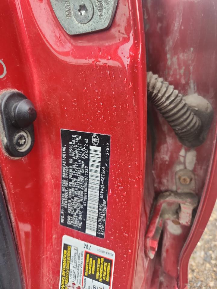 Lot #3289098379 2008 TOYOTA CAMRY LE