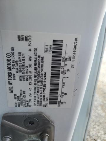 2022 FORD TRANSIT CO - NM0LS7S22N1512484