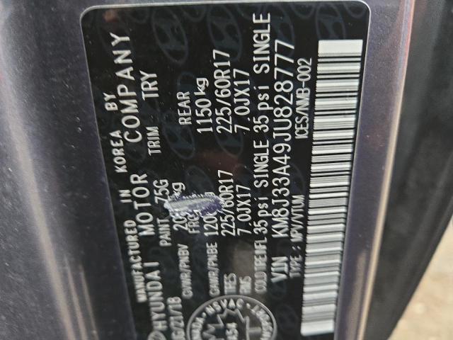 2018 HYUNDAI TUCSON SEL - KM8J33A49JU828777