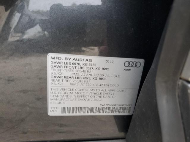 2019 AUDI E-TRON PRE #3283785486