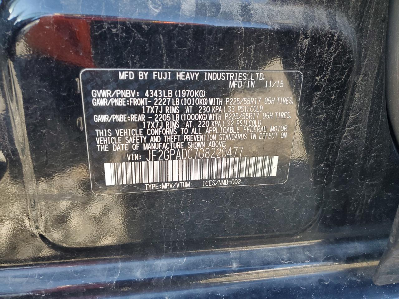 SUBARU CROSSTREK PREMIUM