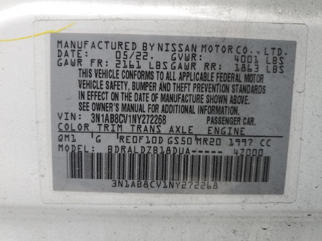 2022 NISSAN SENTRA SV #3302948632