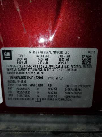 2015 CHEVROLET TRAVERSE L #3293494439