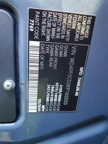 2019 MERCEDES-BENZ SPRINTER 2 #3259480157