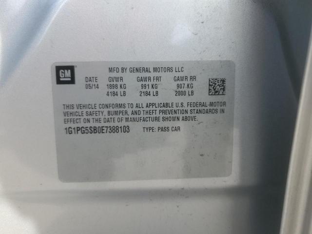 2014 CHEVROLET CRUZE LTZ - 1G1PG5SB0E7388103