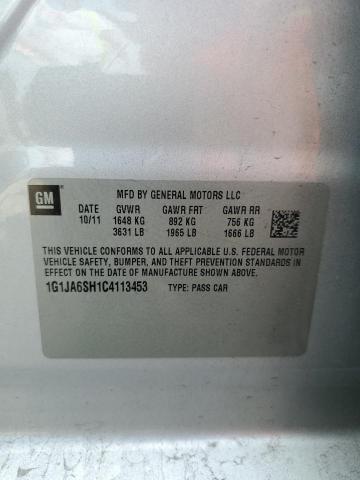 2012 CHEVROLET SONIC LS - 1G1JA6SH1C4113453