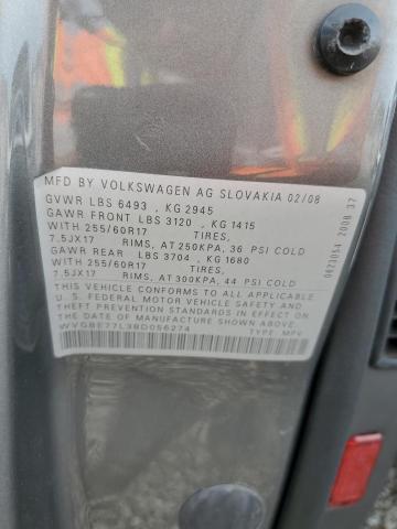 2008 VOLKSWAGEN TOUAREG 2 #3290192225