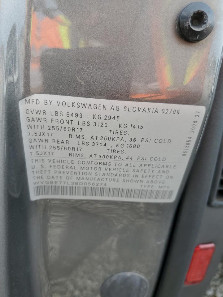 Lot #3290192225 2008 VOLKSWAGEN TOUAREG 2