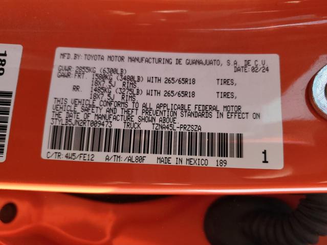 2024 TOYOTA TACOMA DOU #3296606010