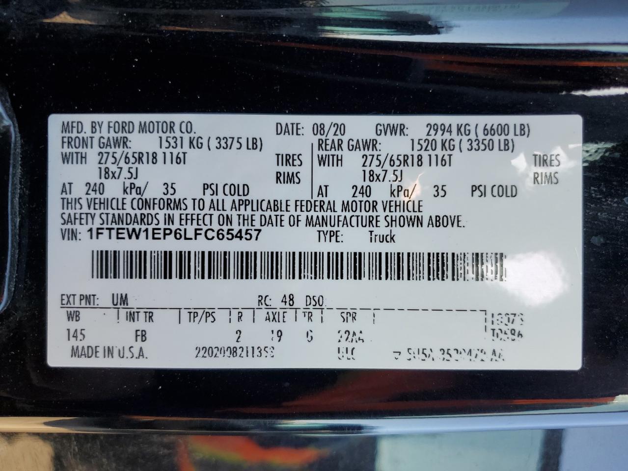 FORD F-150 SUPERCREW