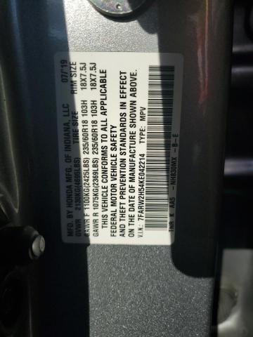 2019 HONDA CR-V EX - 7FARW2H54KE042214