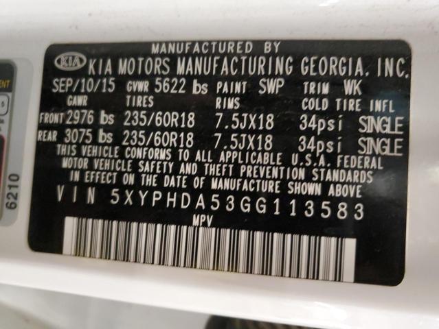 2016 KIA SORENTO EX #3279671927