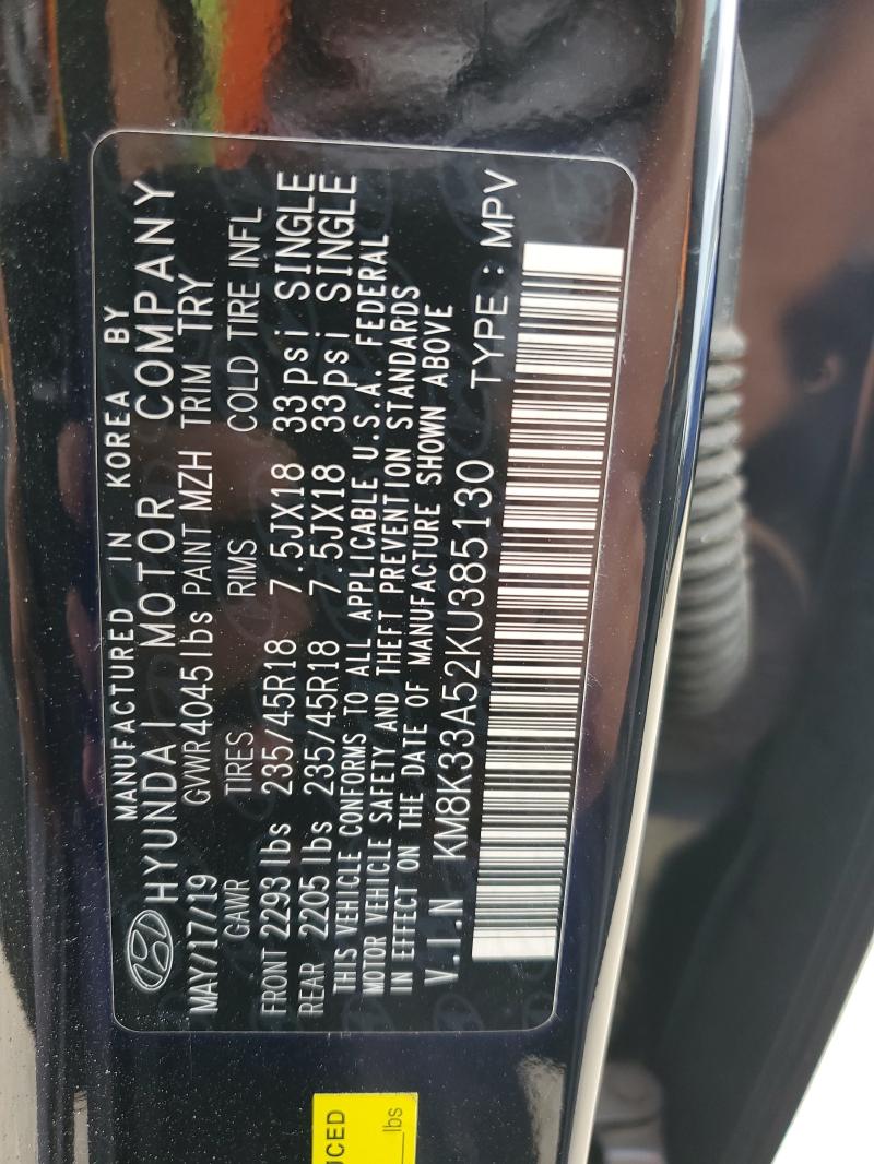 2019 HYUNDAI KONA LIMIT - KM8K33A52KU385130