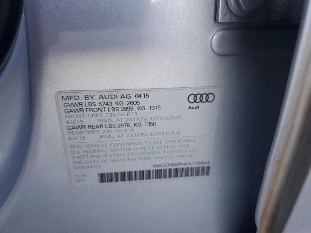 2015 AUDI Q5 TDI PRE WA1CMAFP4FA138844