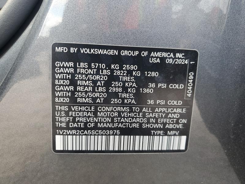 2025 VOLKSWAGEN ATLAS SE - 1V2WR2CA5SC503975