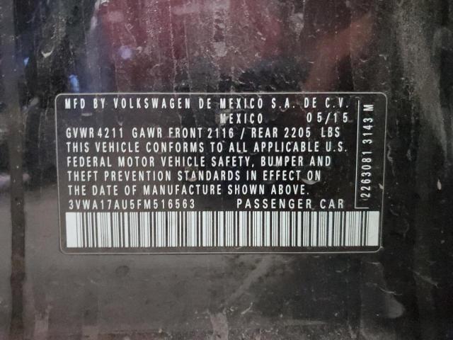 2015 VOLKSWAGEN GOLF SPORT 3VWA17AU5FM516563