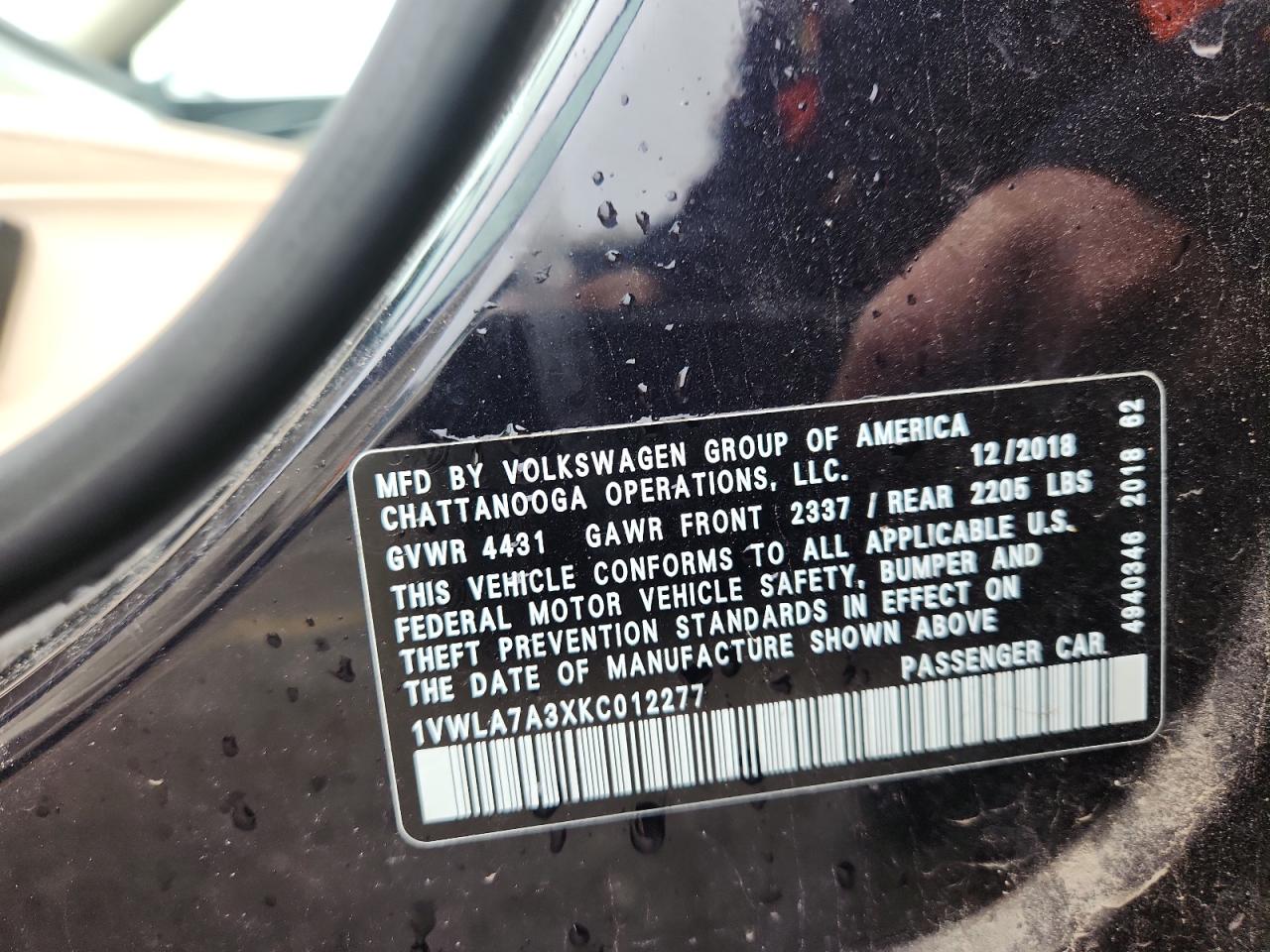 VOLKSWAGEN PASSAT WOLFSBURG