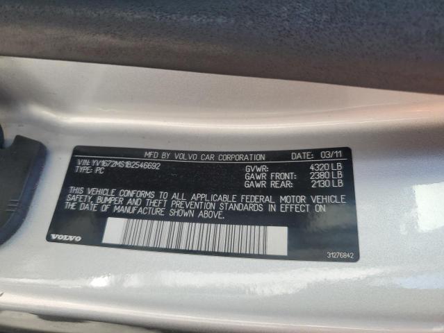 2011 VOLVO S40 T5 #3302714066