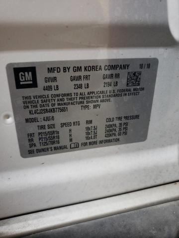 2019 BUICK ENCORE SPO KL4CJ2SB4KB775651