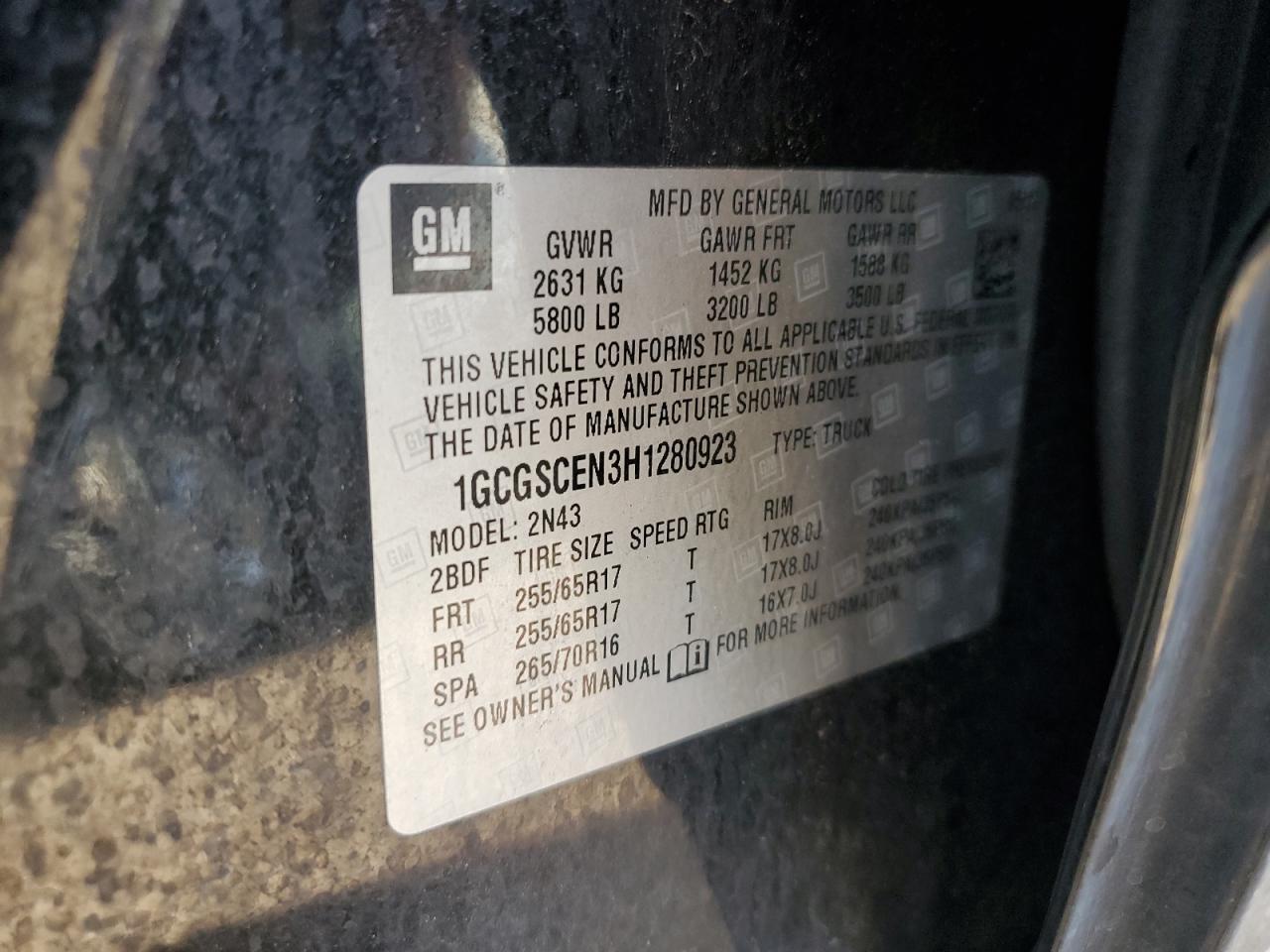 CHEVROLET COLORADO LT