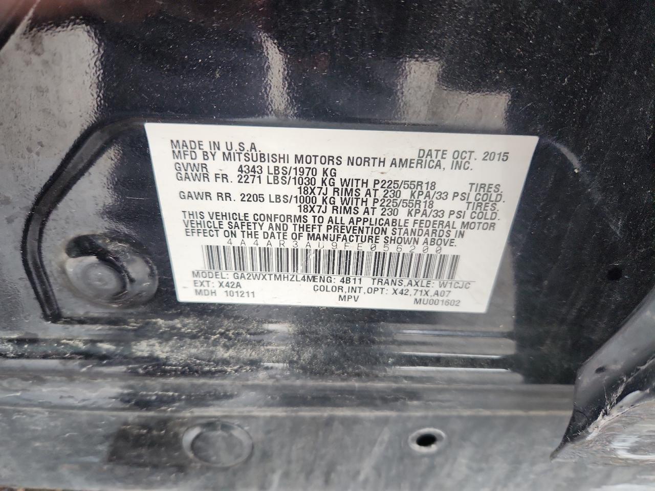 MITSUBISHI OUTLANDER ES