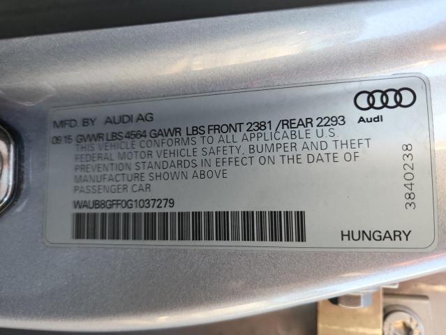 2016 AUDI A3 PREMIUM #3270939424