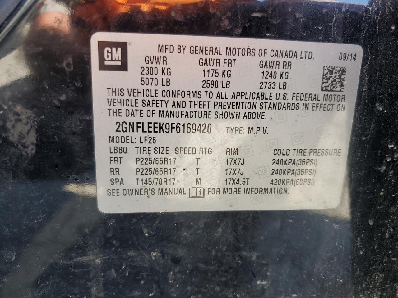 CHEVROLET EQUINOX LS