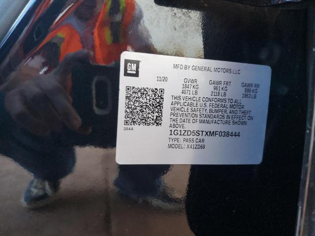 2021 CHEVROLET MALIBU LT - 1G1ZD5STXMF038444