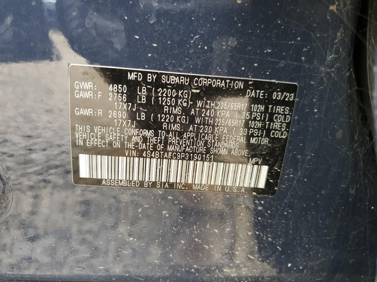 SUBARU OUTBACK PREMIUM