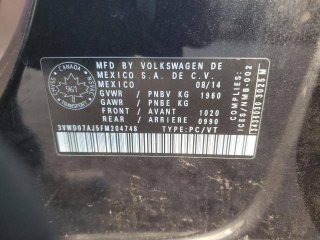 2015 VOLKSWAGEN JETTA SE - 3VWD07AJ5FM204748