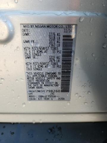 2015 NISSAN ROGUE S - 5N1AT2MK5FC798260