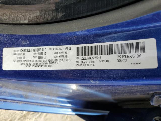 2012 DODGE AVENGER SE #3304765910