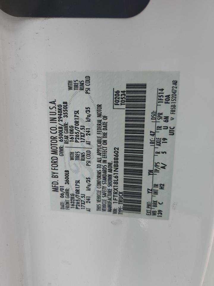 Lot #3287774096 2001 FORD F150