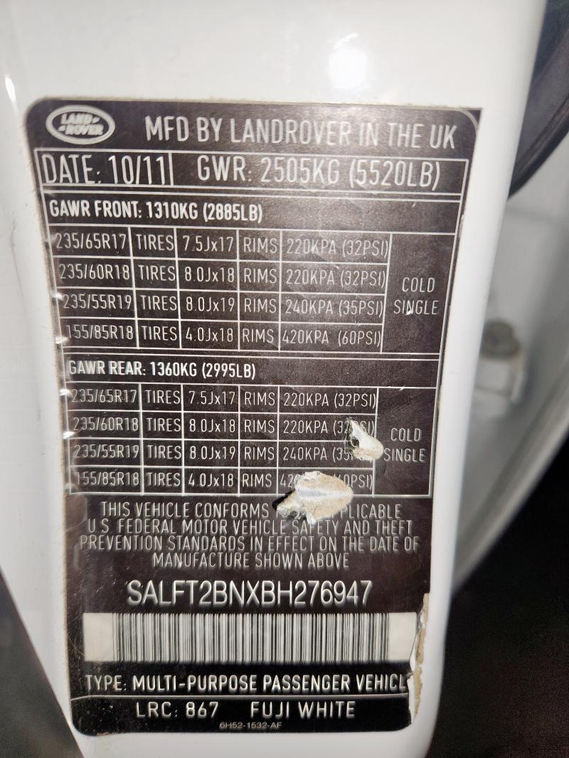 2011 LAND ROVER LR2 HSE #3284580322