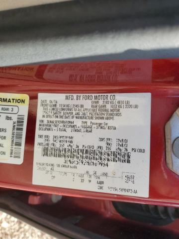 2017 LINCOLN MKZ RESERV 3LN6L5E92HR610964