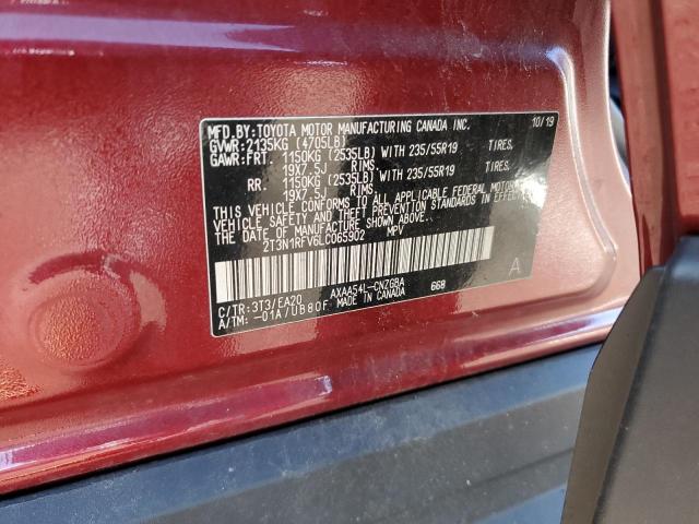 2020 TOYOTA RAV4 LIMITED 2T3N1RFV6LC065902