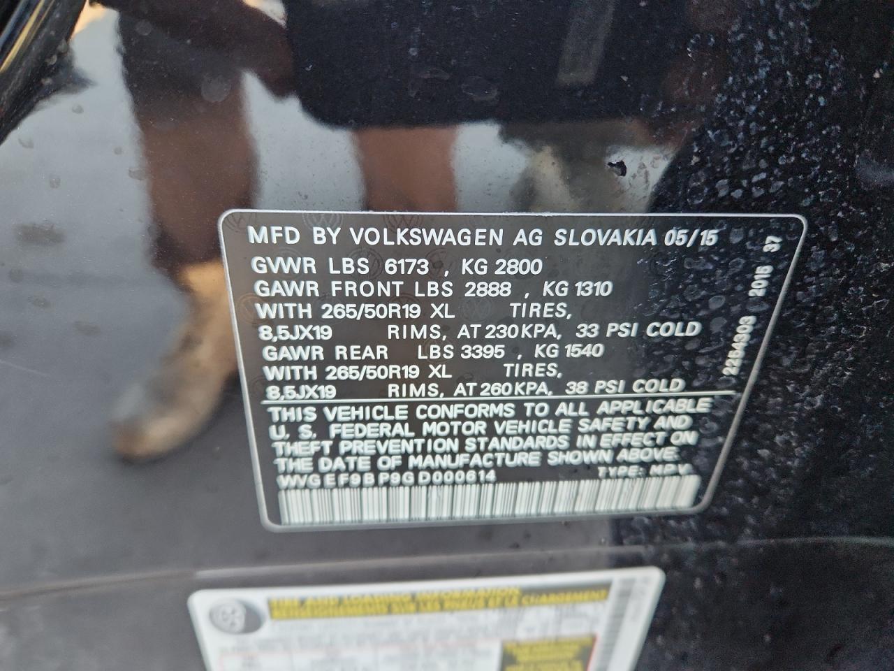 VOLKSWAGEN TOUAREG SPORT