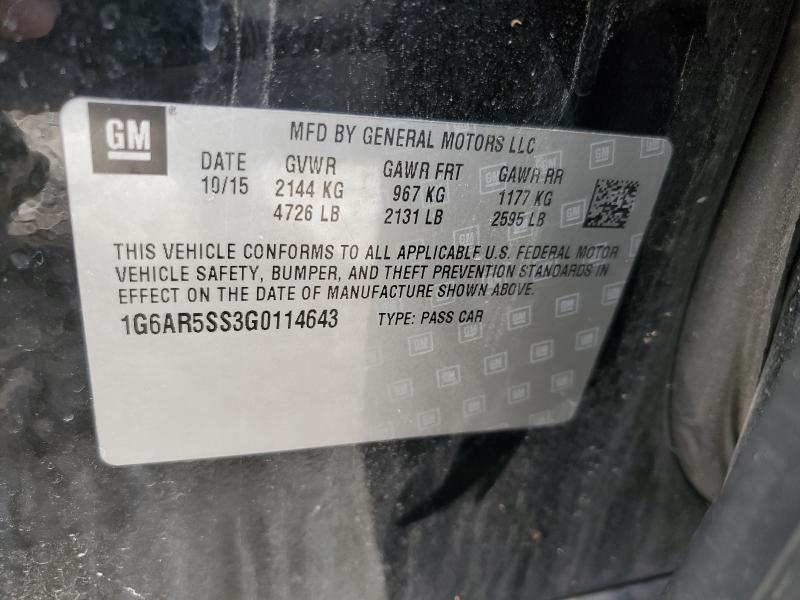 2016 CADILLAC CTS LUXURY #3304888543