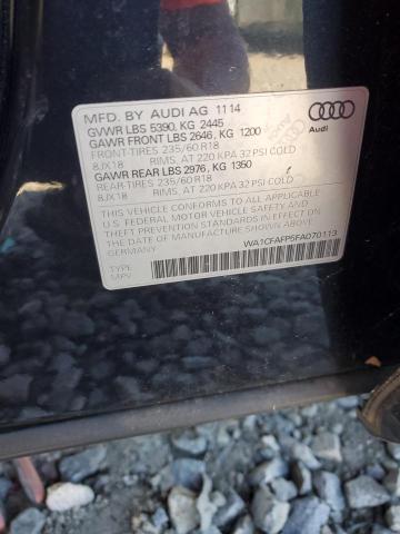 2015 AUDI Q5 PREMIUM WA1CFAFP5FA070113
