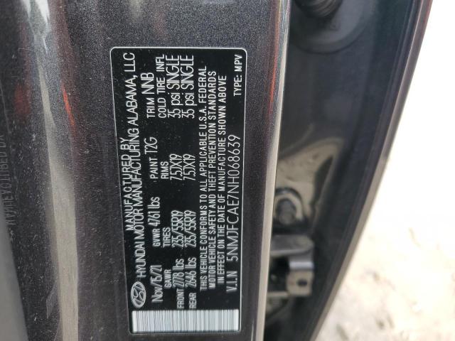 2022 HYUNDAI TUCSON SEL 5NMJFCAE7NH068639