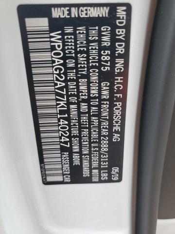 2019 PORSCHE PANAMERA G #3285667637