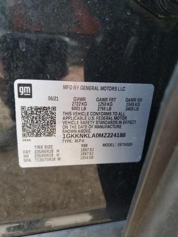 2021 GMC ACADIA SLE 1GKKNKLA0MZ224188