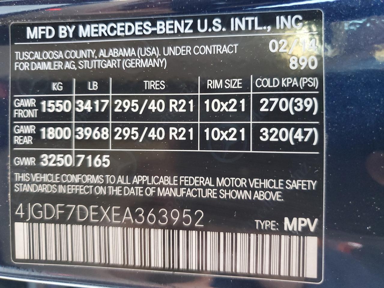 MERCEDES-BENZ GL-CLASS 550 4MATIC