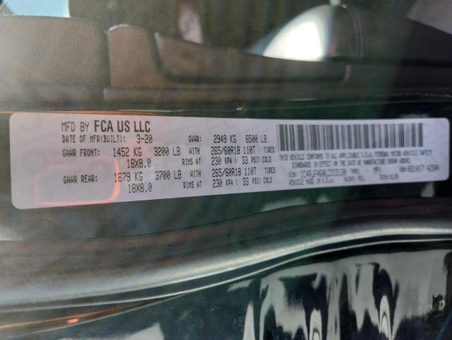 2020 JEEP GRAND CHER 1C4RJFAG0LC315130